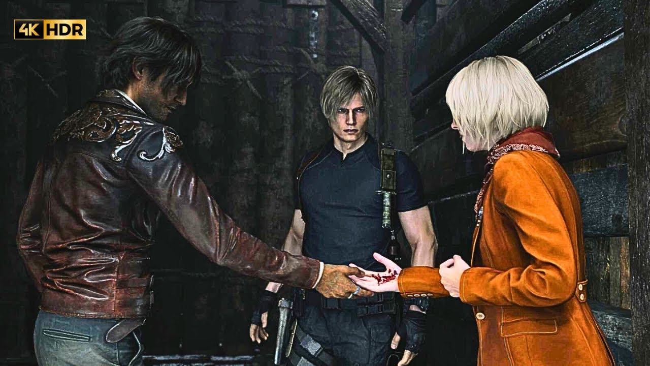 Luis Explains What La Plaga Parasite To Leon & Ashley Cutscene - Resident Evil 4 Remake ( 4k ) 60fps