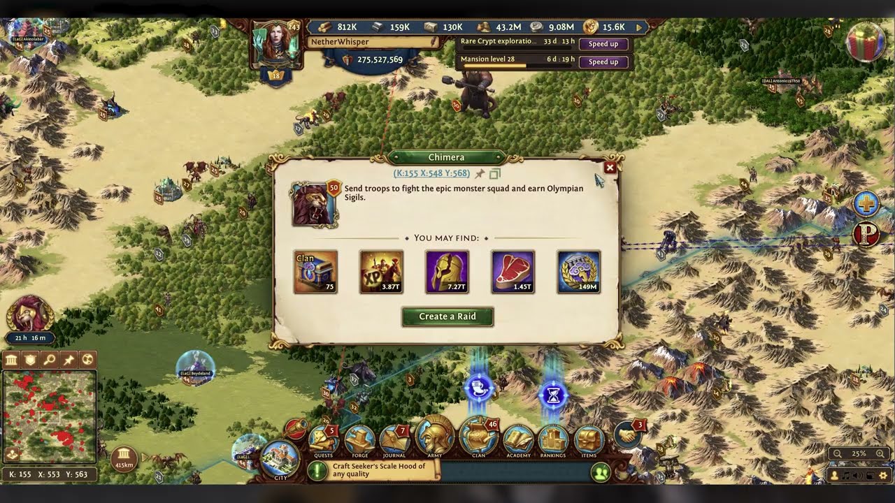 How to deal the most damage vs chimera - Olympus Event Day 1 - Total Battle Guides