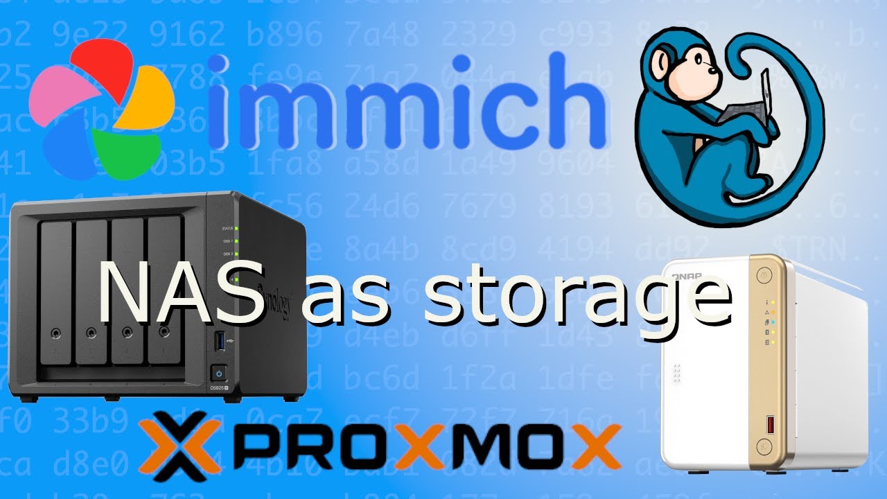 Immich photo server - Using a NAS for storage 