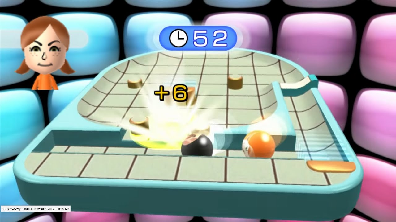 [Wii Fit U] Table Tilt-Plus 136 (Play as Lucia)  コロコロ玉入れ－プラス