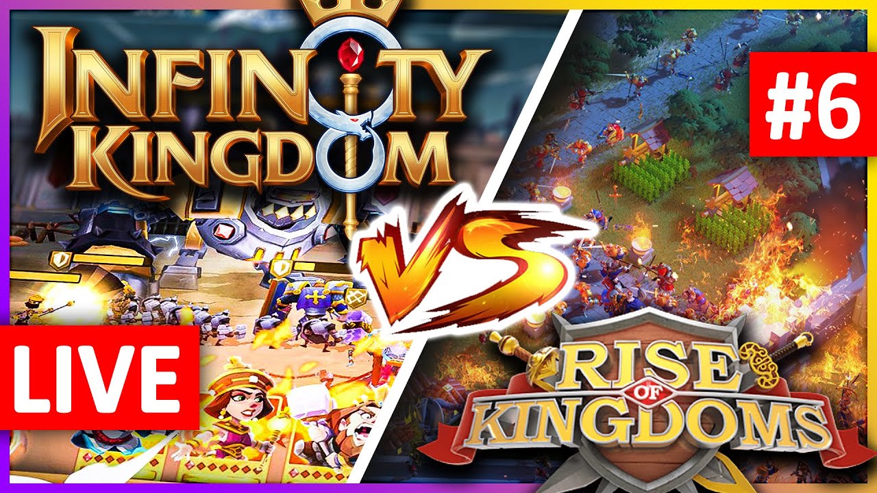 Infinity Kingdom VS Rise of Kingdoms: Contracts & Legendary Hunter #6 🔴 LIVE!