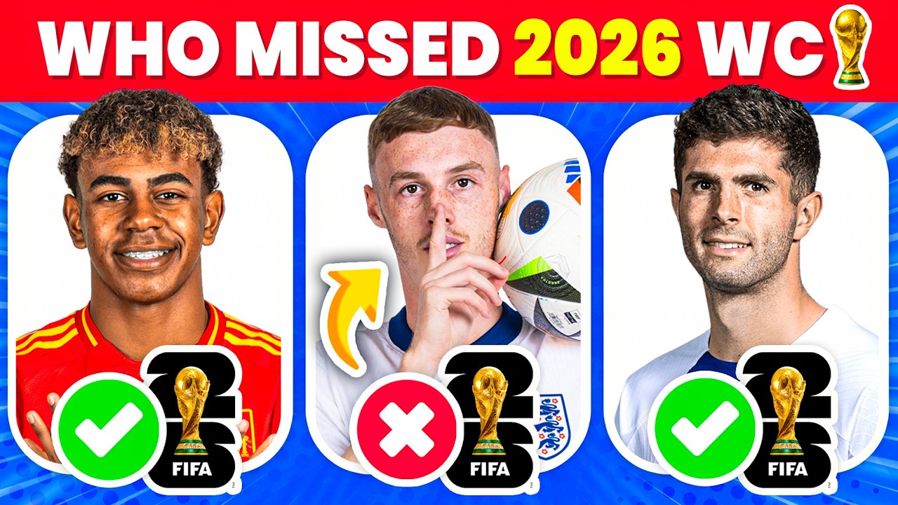 Can you Guess Who Will Not Go To The 2026 World Cup 🔥 | Quiz Football 2026
