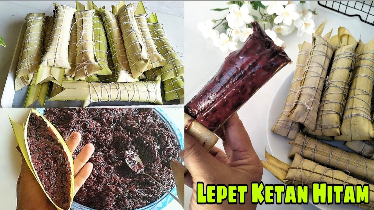 CARA BUAT LEPET KETAN HITAM LEGIT DAN ENAK KHAS BUGIS