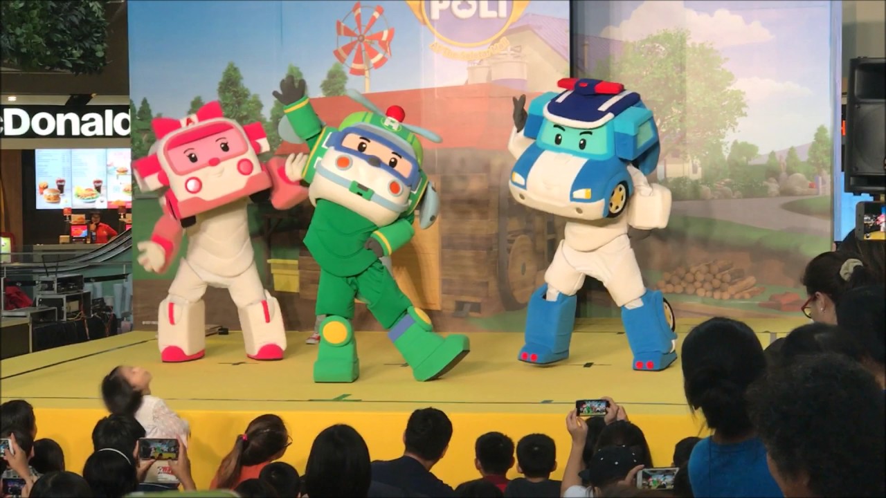 Robocar Poli live show at Seletar Mall