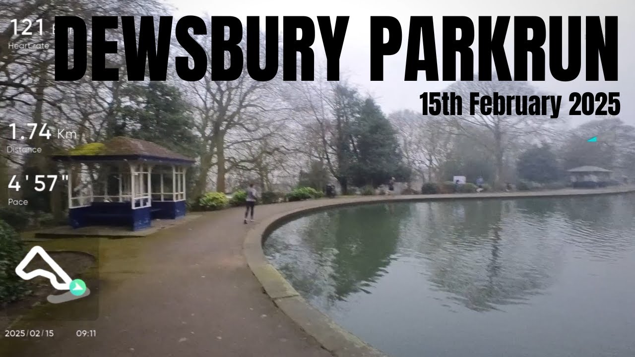 Dewsbury parkrun 15/02/2025: Lovely compact park Yorkshire POV 5k