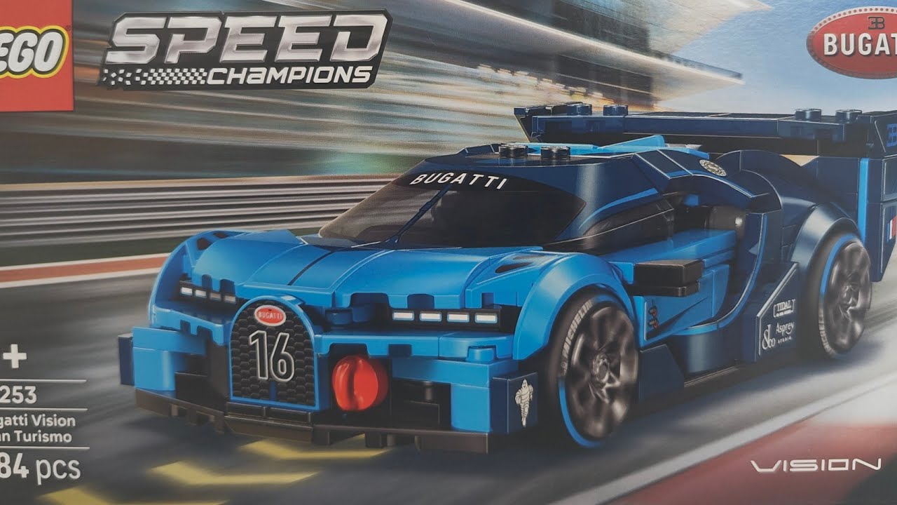 LEGO Speed Champions 77253 Bugatti Vision Gran Turismo | Speed Build