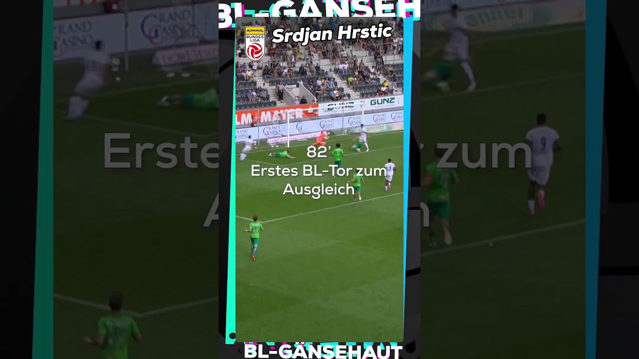 Hrstic-Deb&uuml;t! Joker trifft f&uuml;r Altach und rettet Punkt gegen WSG Tirol #admiralbl #bundesliga #oefbl