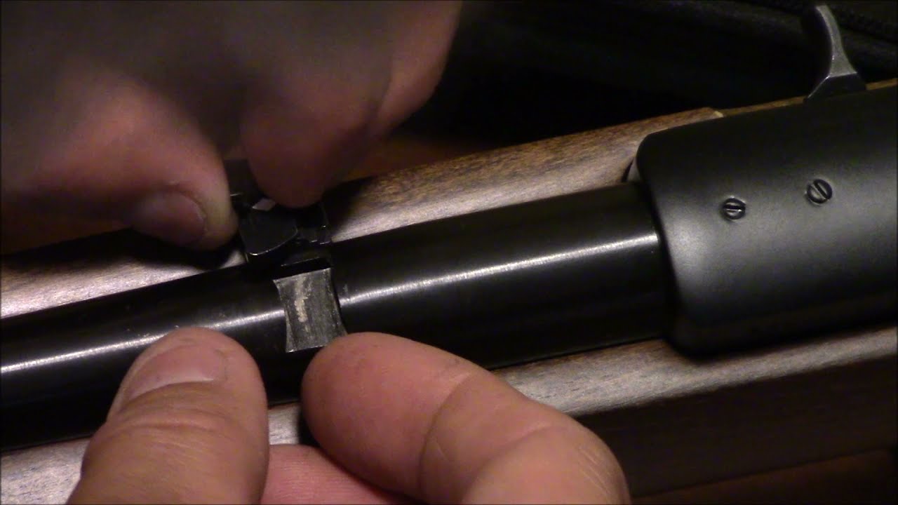 Replacing the rear sight on a 10/22