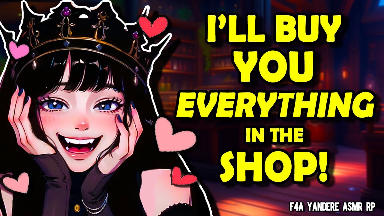 Ваш нежный похититель Яндере с любовью балует вас! 👑 [F4A] [Яндере ASMR RP] [Бинаурально] [Сладко]