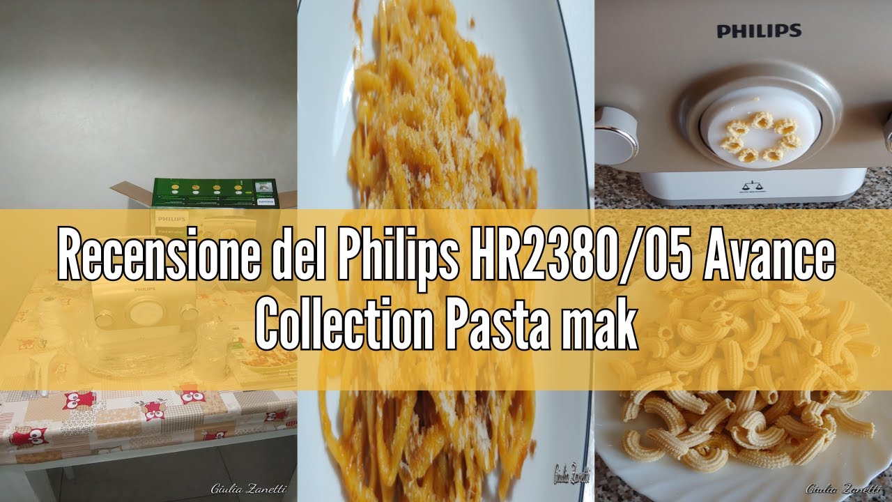 Produktbewertung: Philips HR2380/05 Avance Collection Pasta maker Pasta, 4 Zugstangen, 200 W, Kunsts