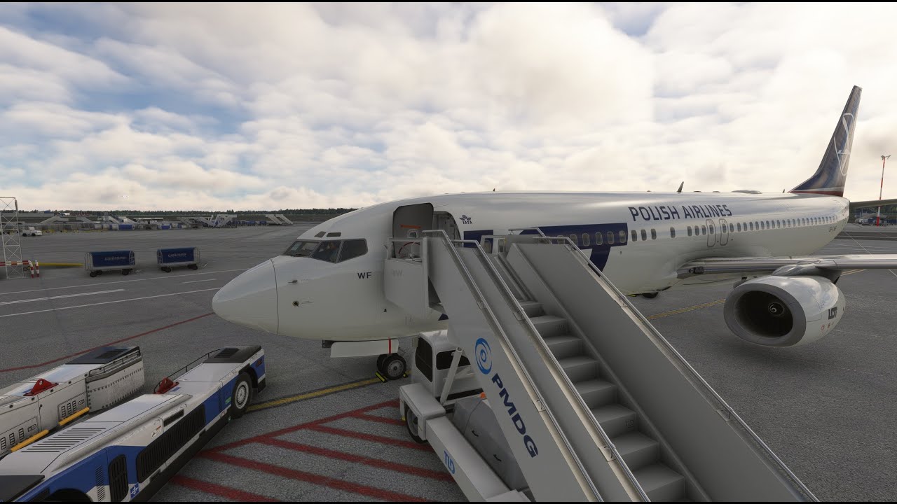 737- 800 ✈️EPWA - Warsaw Chopin Airport-LSGG - Geneva Cointrin International Airport