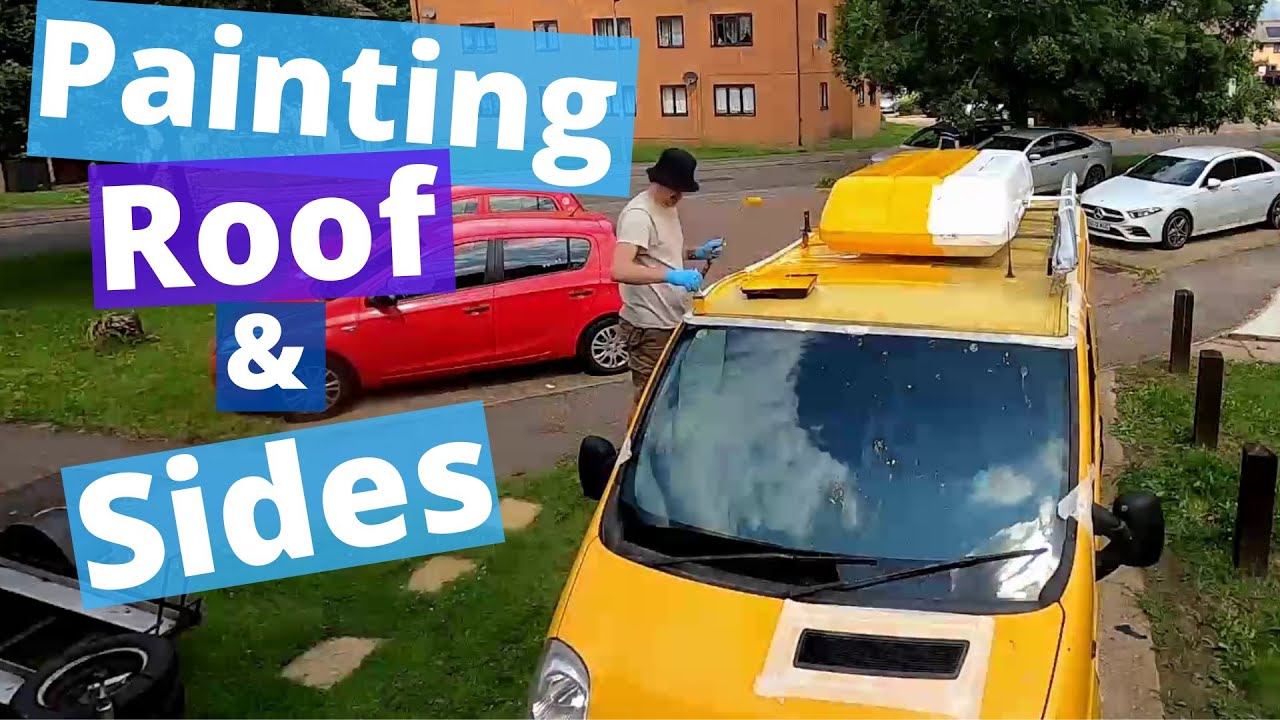 Vivaro campervan Painting  roof and side bottoms