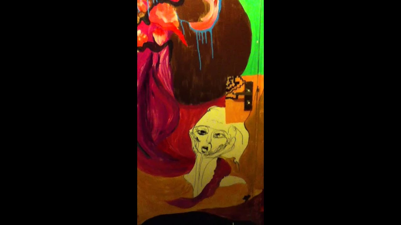 Throwing paint on a wall for 72 h