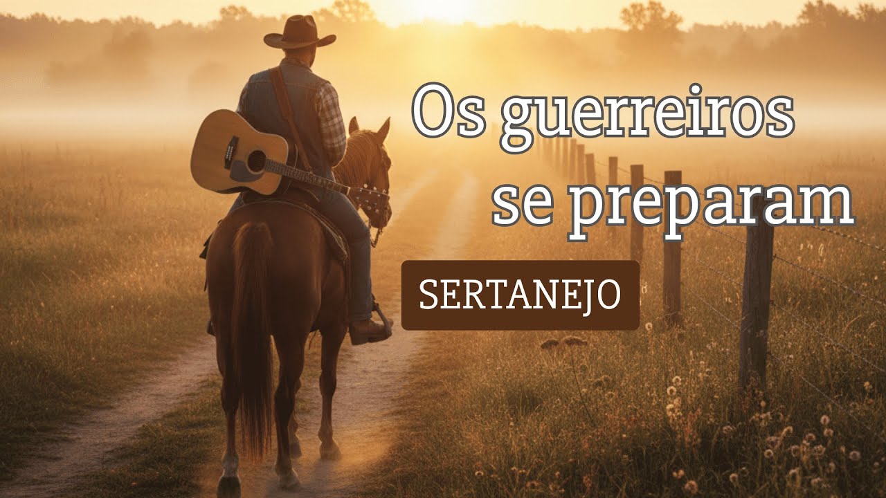 Os guerreiros se preparam Versão Sertanejo: O Chamado à Luta ao Som da viola sertaneja