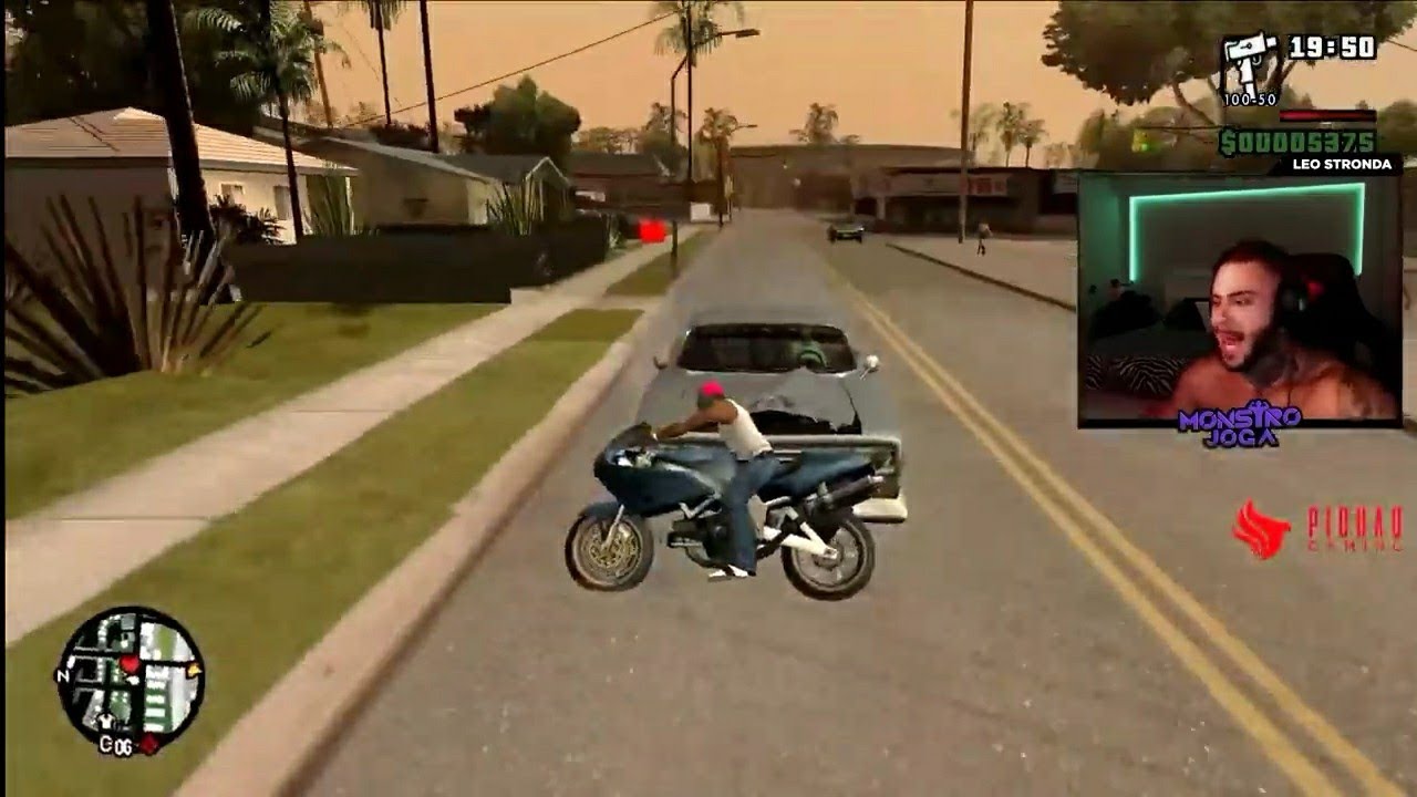 MELHORES MOMENTOS DO LEO STRONDA NO GTA SAN ANDREAS PARTE 4