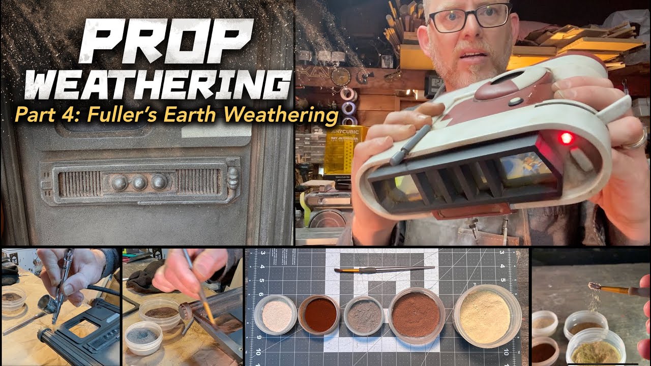 Prop Weathering Tutorial - Part 4: Fuller's Earth (dust) Weathering