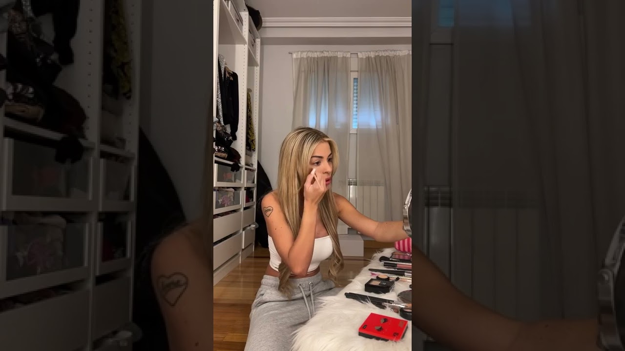 Oriana enseña su maquillaje