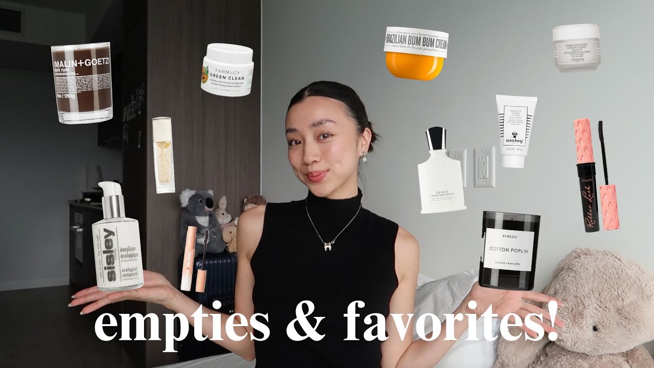 skincare & beauty empties! i finally finished these products...