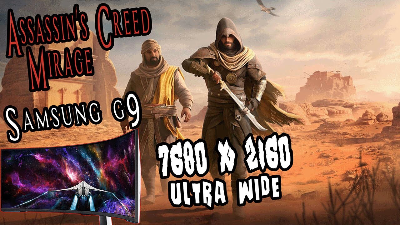 Assassin's Creed Mirage Valley of Memory Ultrawide Samsung Odyssey G9 57" 32:9 Gameplay 5090