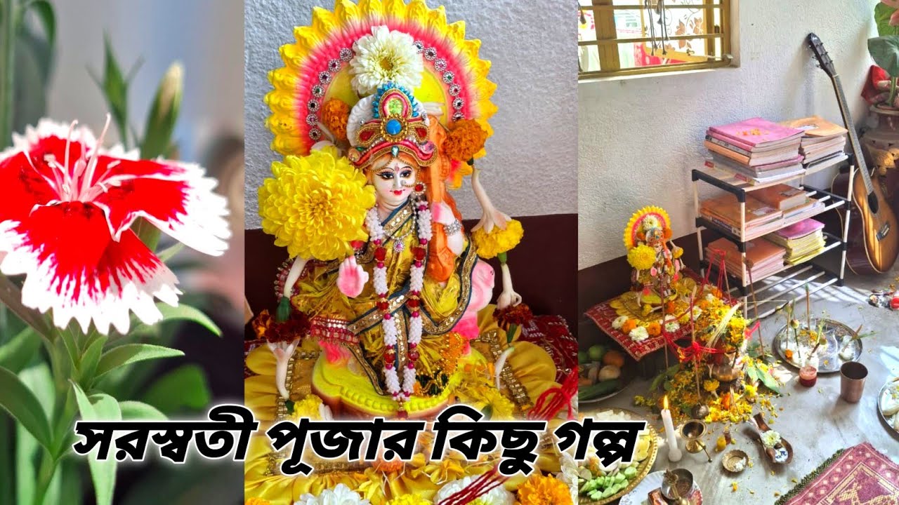 ভগবান চেয়েছিল বলে, আজ সরস্বতী পূজা টা পরিপূর্ণ করতে পারলাম ||🙏 Saraswati Puja vlog video || 🙏🙏