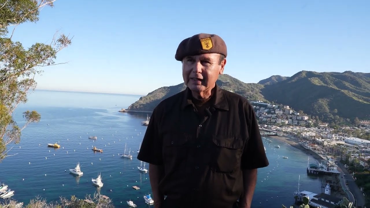 Dr. David Sanchez Brown Beret's Tour of Catalina Island