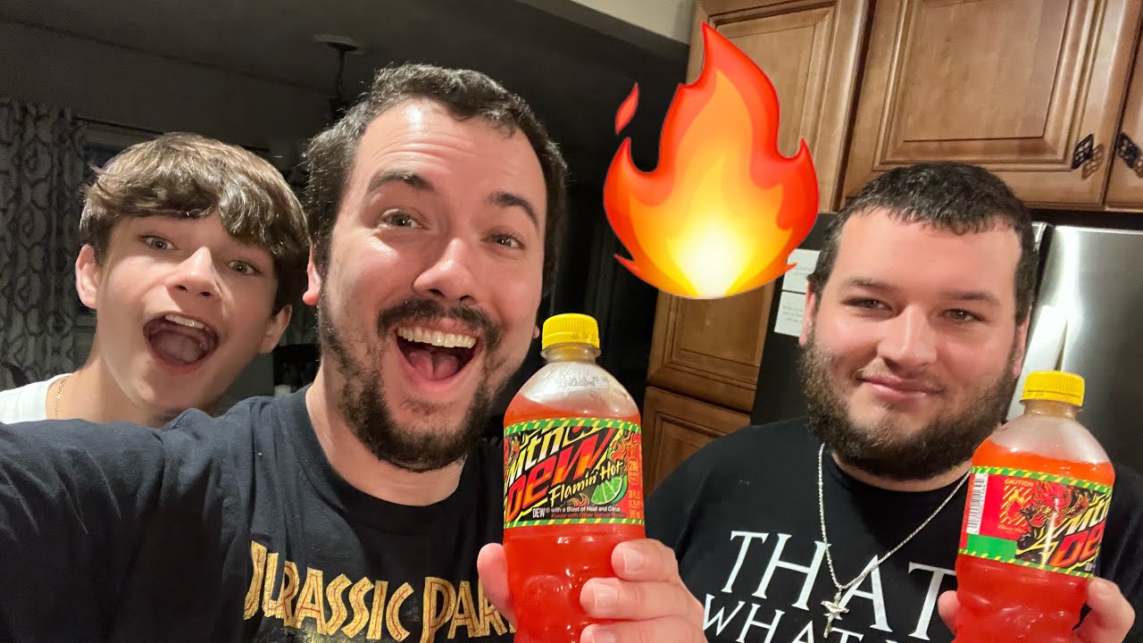 MTN DEW FLAMIN' HOT TASTE TEST! 🔥