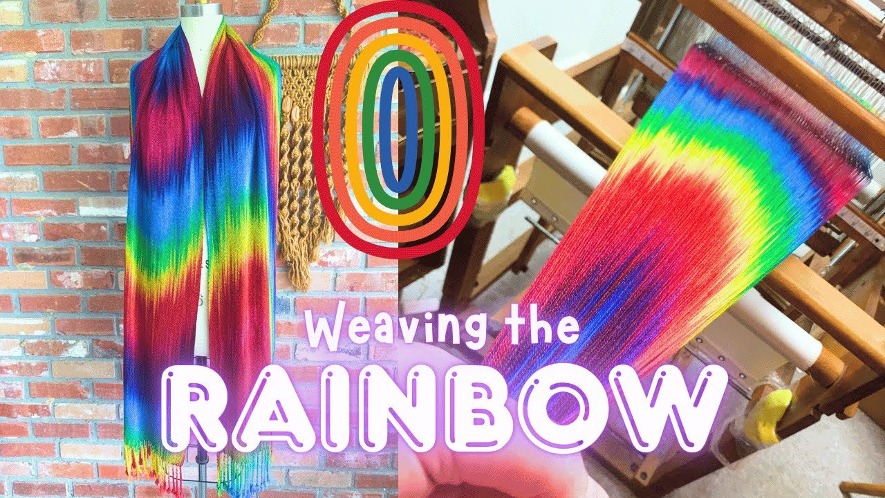 Weaving the Rainbow: Making a Hand Dyed Warp - Full Tutorial