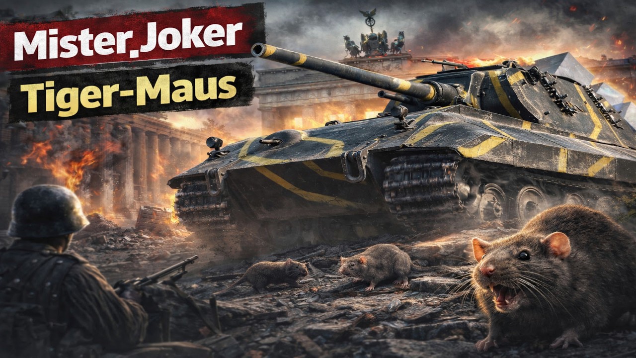 World of Tanks. 💙💛 Tiger-Maus починаємо потіти на три позначки. Старт 55.21%💙💛