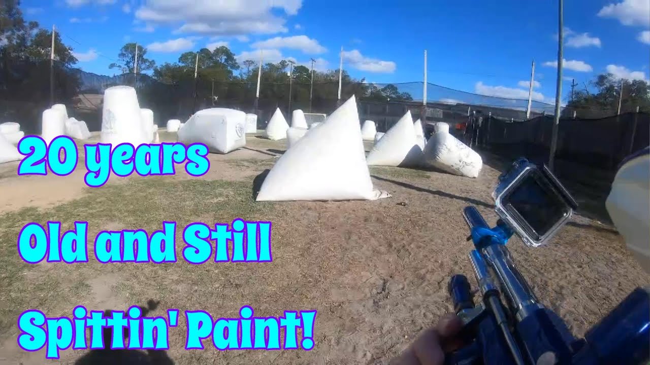 Autococker Speedball Fun | Orlando Paintball 2022 | 2001 WGP Black Magic Autococker
