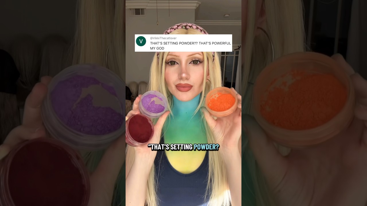 This is a SETTING POWDER? 😨