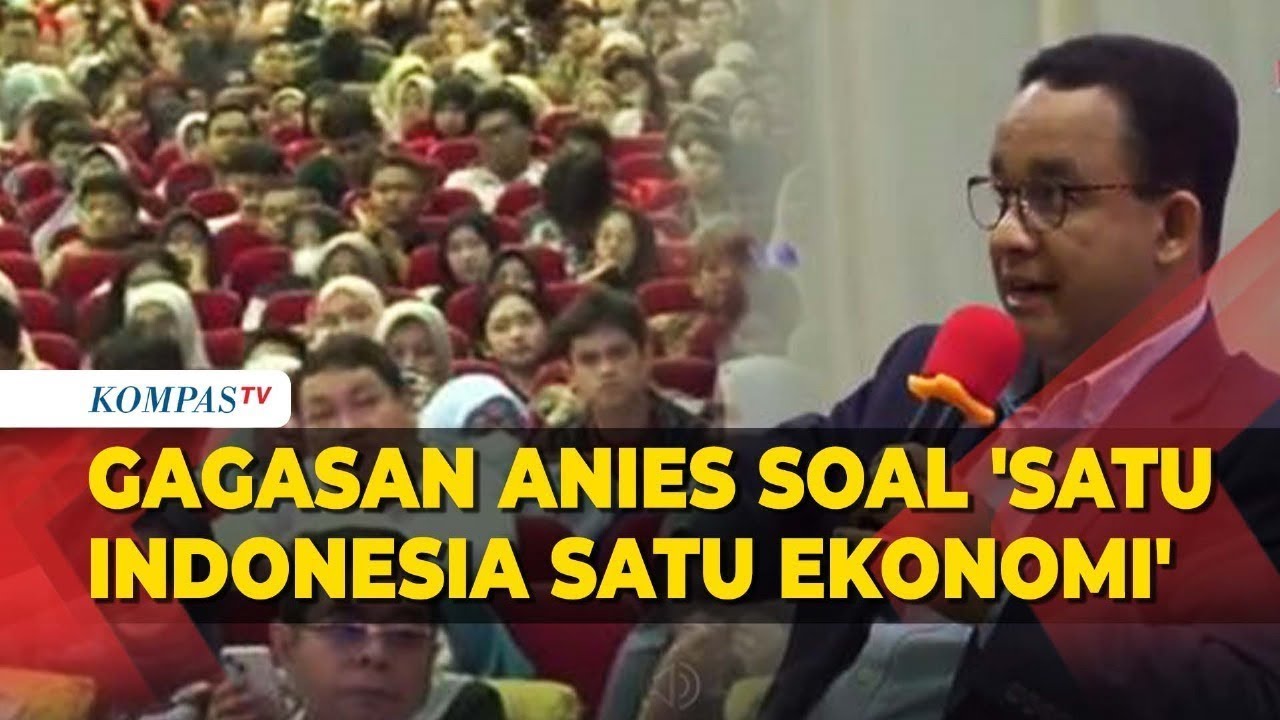 [FULL] Gagasan Anies Baswedan Satu Indonesia Satu Ekonomi saat Dialog di Unhas