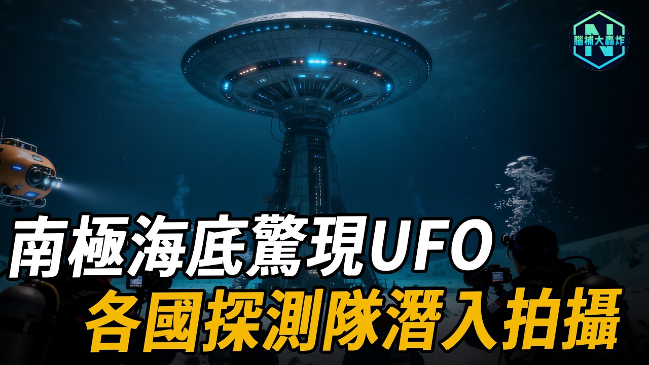震驚全球！南極四千米海底驚現巨型不明結構，外形酷似外星天線！各國探測隊潛入深海拍攝到驚人畫面，直指這是高級文明來過地球的強力證據！| 腦補大轟炸