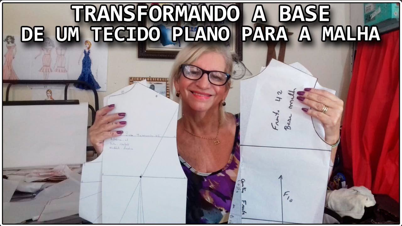 Como transformar base de tecido plano em base para malha