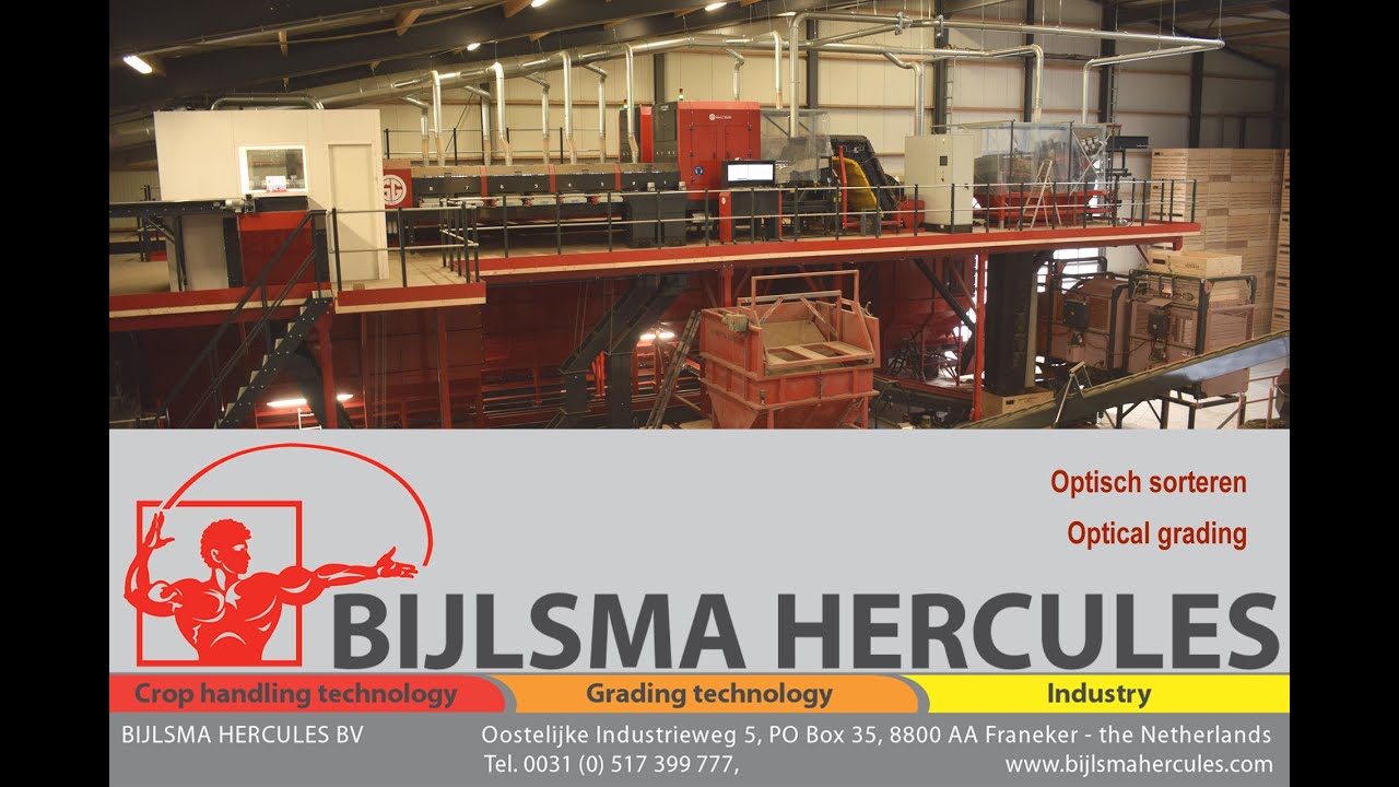 Bijlsma Hercules optische sorteerlijn in Noord-Nederland
