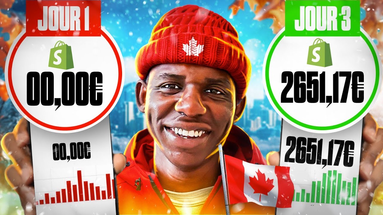 J'ai Essayé Le Dropshipping au CANADA avec 250 euros de Budget ..( La Boutique explose ENCORE 😰) EP3