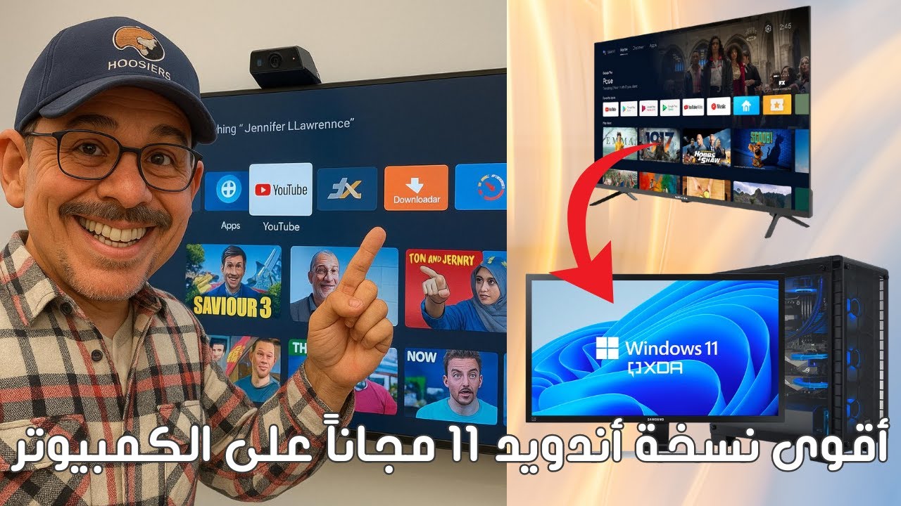 أقوى نسخة أندويد 11 مجاناً على الكمبيوتر
