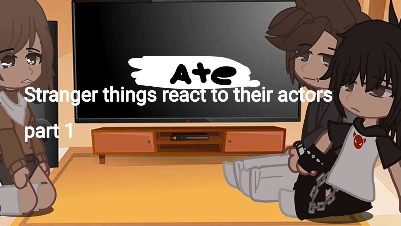 Stranger things react to their actors || part 1 of 2 || Kezzi Bear