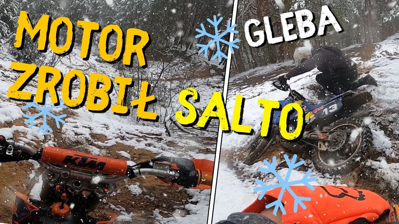 Mój Motor Zrobił SALTO😂 PODJAZDY, Ucieczka Przed Psami I DUŻO GLEB |KTM SX85 |Yamaha Dt 125 |