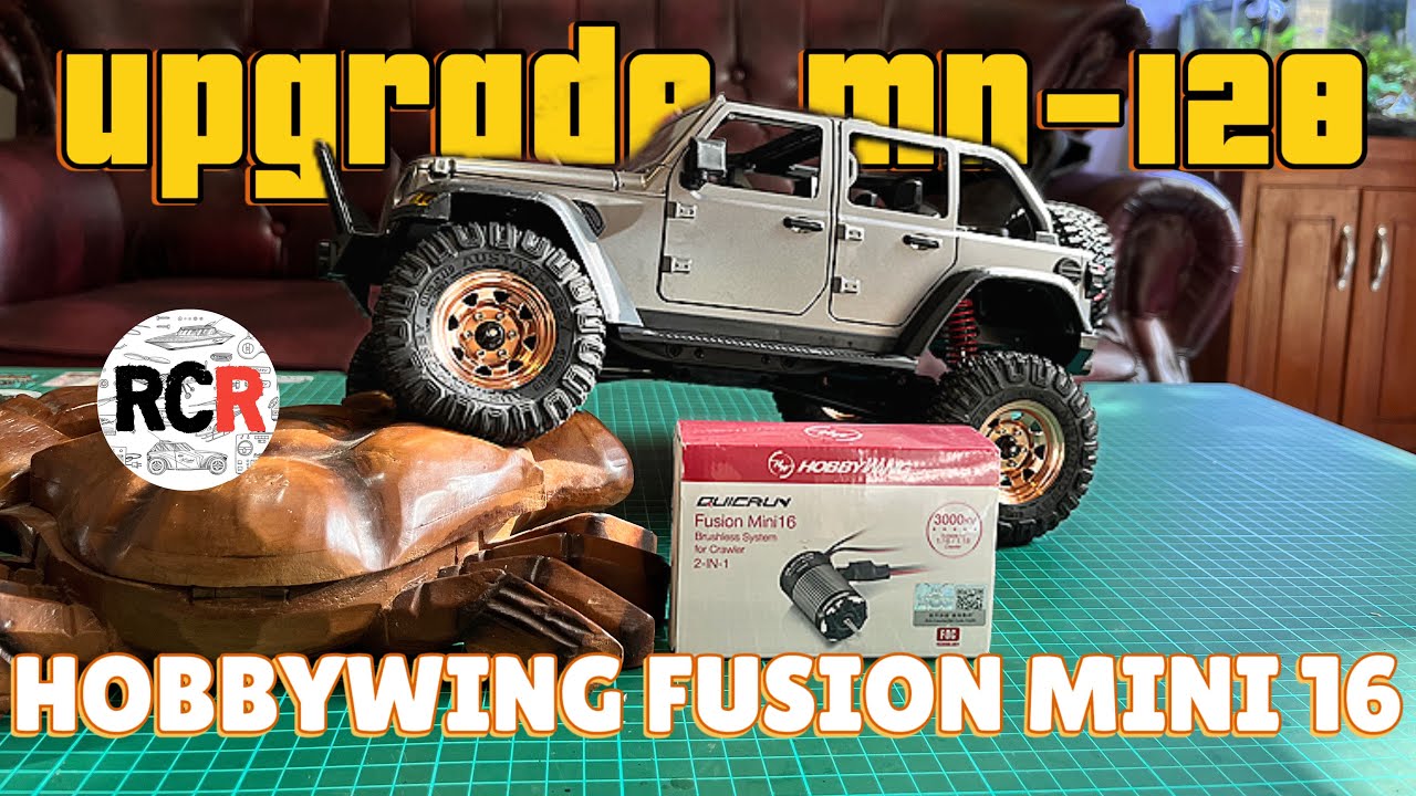 Pasang HOBBYWING Fusion Mini16 di MN-128 JEEP Rubicon‼️ ada semutnya gaesss