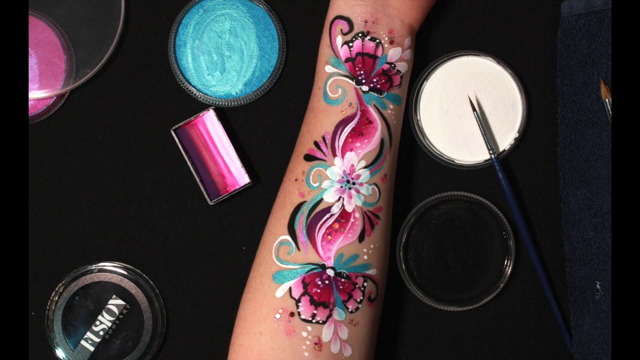 Trying out Fusion Body Art Paint