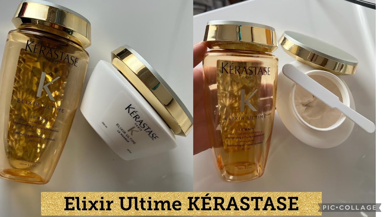 Kérastase Elixir Ultime |Meu cabelo ama essa linha| Shampoo e máscara Kérastase | resenha