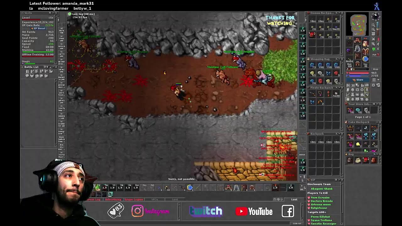 LIVE WAR!!!!!!!!     #TIBIAMMORPG