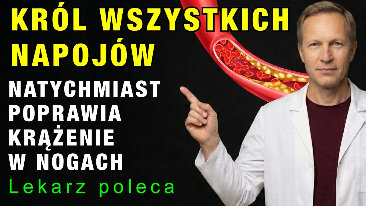 Ten tani napój uratuje twoje nogi. Poprawiamy krążenie!