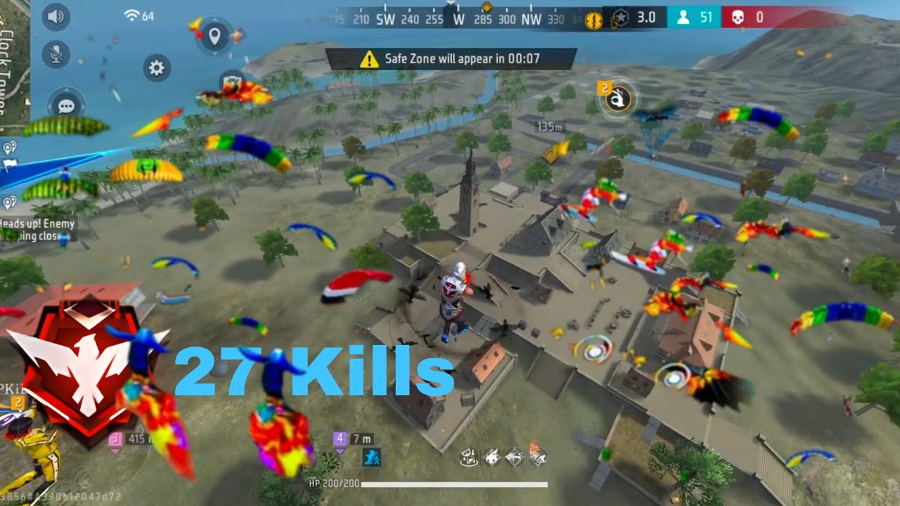 Booyah Day|27 kills💪 Woodpecker+MP40|90%Headshot rate ⚡ Br Ranked Gameplay iQOO Neo 10 Free Fire Max