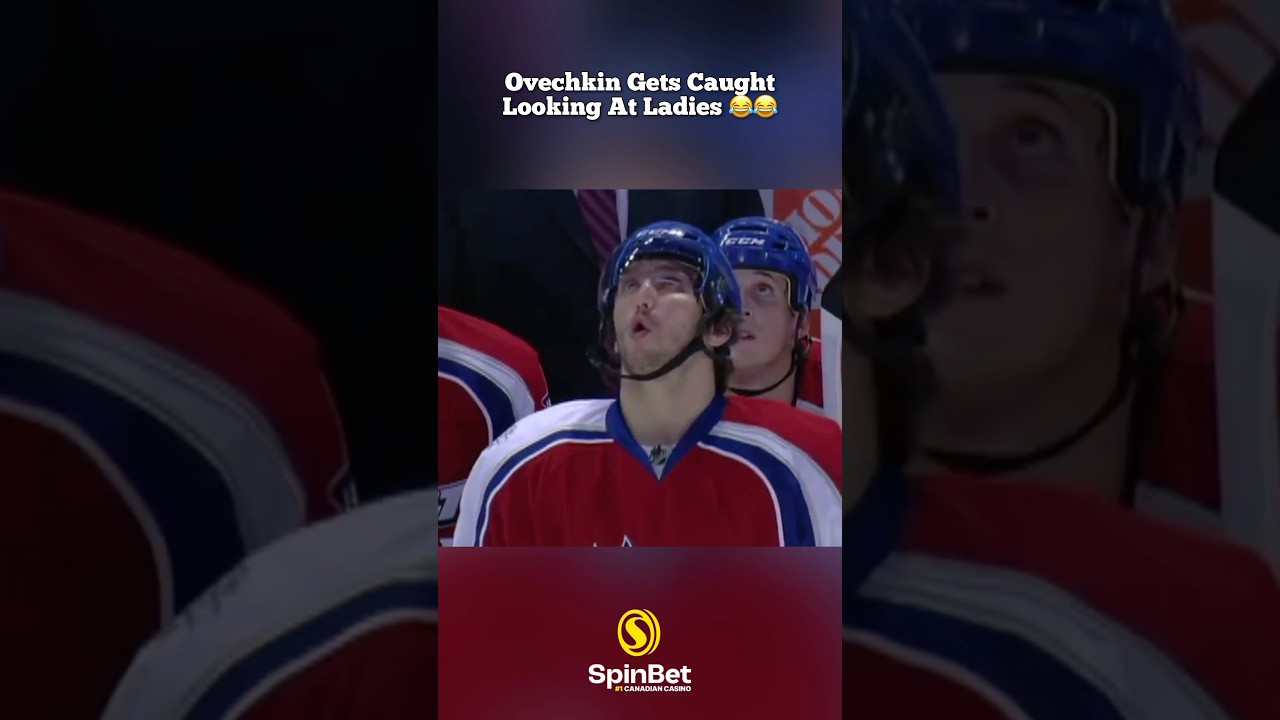 Alex Ovechkin Gets Caught Looking At Ladies 😂 