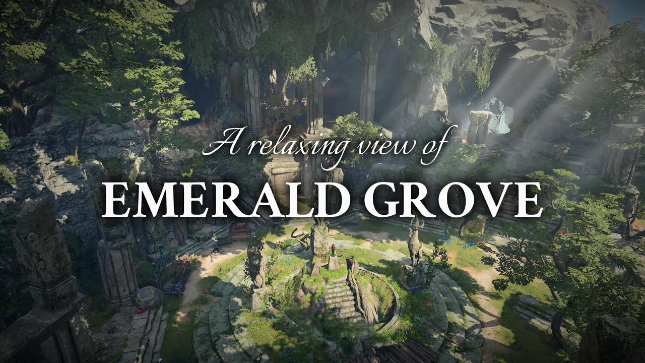 Baldur&rsquo;s Gate 3 - Emerald Grove | Peaceful Forest Sanctuary Ambience & Music (3H)