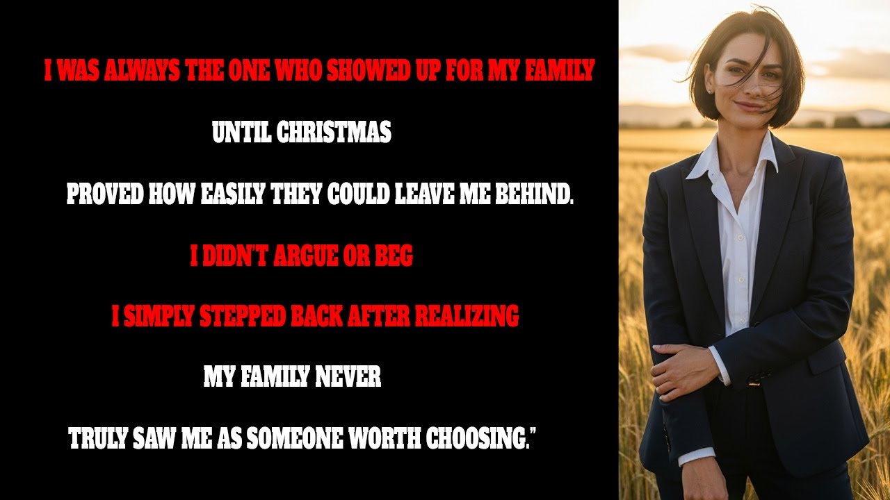 I held onto my family, but when Christmas came, they abandoned me as if I had never mattered to them