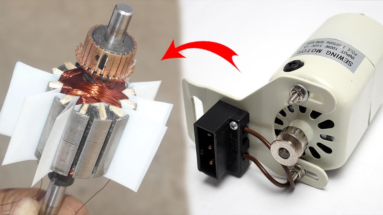 How to Rewind a armature silver colour motor 250w of saving machine || Wire Gauge 34 no