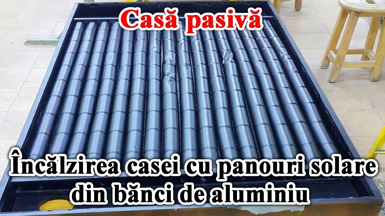 Casa pasiva – incalzirea casei cu panouri solare din banci de aluminiu