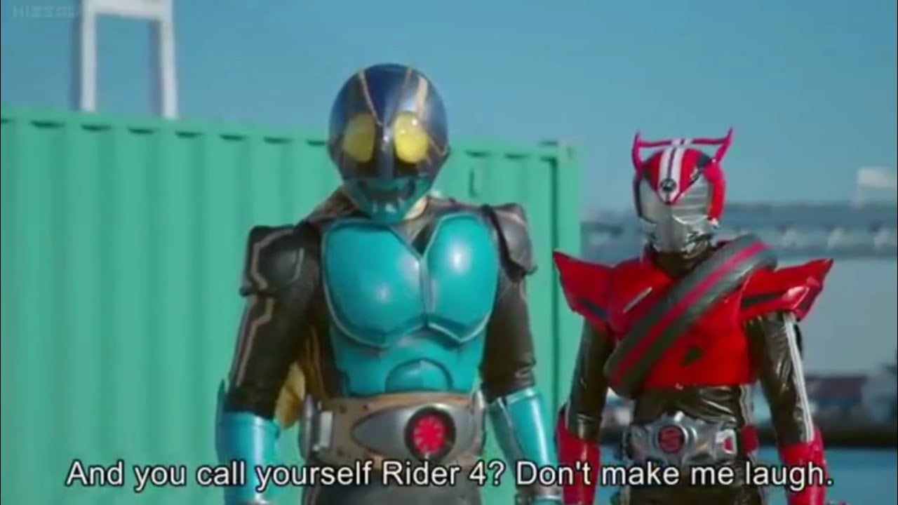 Drive & 3 VS Riderman & V3 • Super Hero Taisen GP •